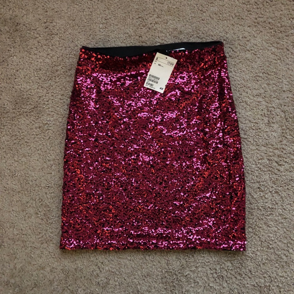 H&M Sequin Skirt